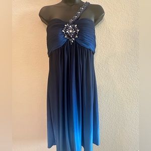 Xscape by Joanna Chen Women Blue Casual Dress  Size 10